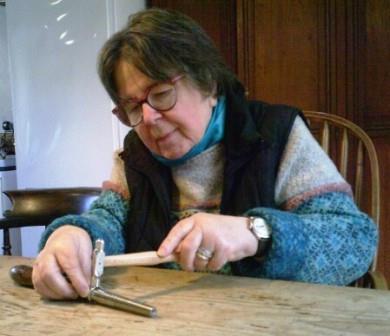 Finishing a silver ring